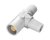 Hubbell HBLTW Camlock T Splitter ( Male / Female / Female ) - White