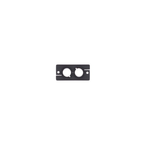 Kramer Wall Plate Insert − Dual Cable Pass−Through