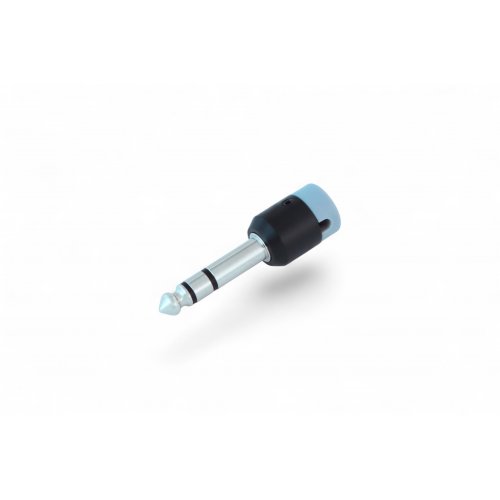 Cable Techniques Low-Profile Right Angle 1/4in TRS w/Standard Cap - Gray