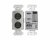 RDL RN22 Wall-Mounted Bi-Directional Mic/Line Dante Interface 2x2 - Steel