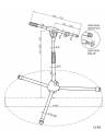 Konig & Meyer Low Level Microphone Tripod with Short Boom