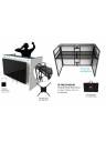 ProX Mesa Media MK2 DJ Facade w/ TV Mount