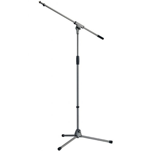 K&M 21060 Soft Touch Mic Stand - Grey