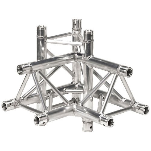 Global Truss F33 4-way 90-Degree Left Corner - Apex Up