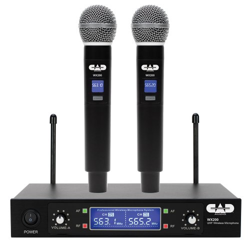 CAD WX200 Dual UHF Handheld Wireless Microphone System