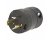 Hubbell HBL2311VBK Male Black Twist Lock 20a 125v 2P3W L5-20