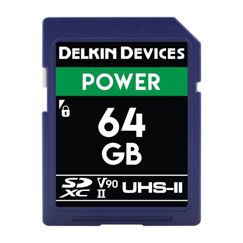 Delkin Devices Power UHS-II (U3/V90) SD Memory Card - 64GB