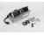 Wiremold Cord Ended deQuorum Dual Flip-Up Unit w/USB - Stainless