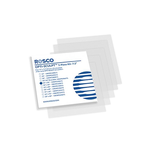 Rosco OPTI-SCULPT 7.5\" x 7.5\" 5-Piece Kit - 10 Degree