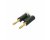 Rean NYS511B Dual Banana Plug - Black