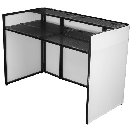 Odyssey Media DJ Booth, Fits 65″ Flat Screen TV/Monitor