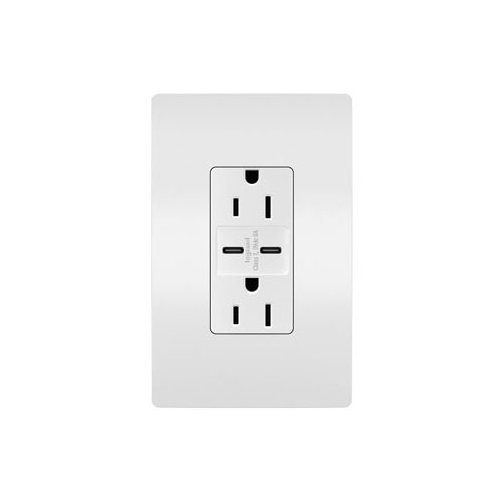 ON-Q 6.0A Ultra-Fast Type C/C USB Chargers with Duplex 15A