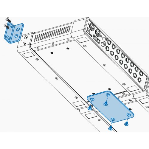 MOTU UltraLite-mk5 Half-Rack Coupler