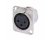 Neutrik NC3FD-L-1 3 Pin XLR Female D-Type Panel Mount