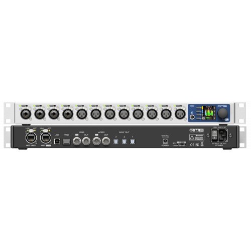 RME 12Mic 12-Channel Microphone Preamp w/ AVB + MADI