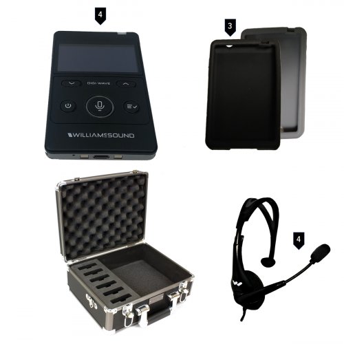 Williams AV DWS COM 4 400 Digi-Wave Wireless Intercom Systems (4 User)