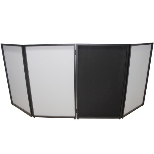 ProX Collapse and Go 4 Panel DJ Facade (Black Frame)