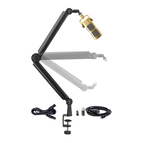 Sontronics Voicecasting Pack w/Podcast Pro Microphone - Gold