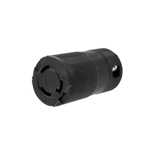 Hubbell HBL2623VBK Twist-Lock Valise Female Connector 30A