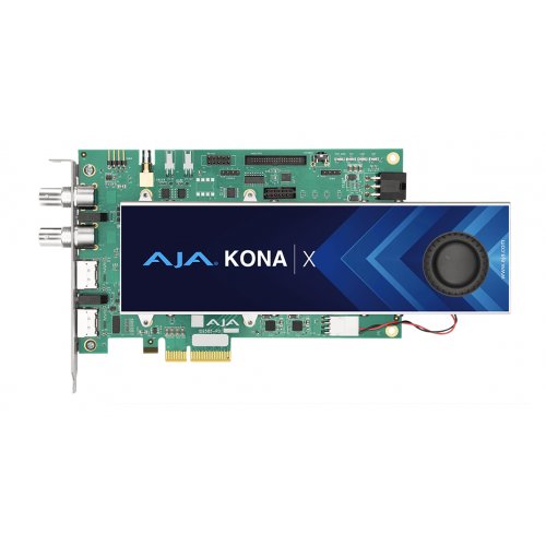 AJA KONA-X-OP 12G-SDI and HDMI 2.0 Ultra-Low Latency PCIe Card - Passive Cooled