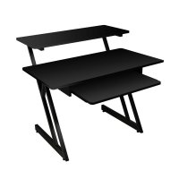On-Stage Stands WS7500 3-Shelf Studio Workstation - Black