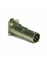 AVShop Female XLR to Male D-Cut Pass Through Chassis Adapter