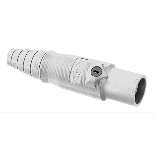 Hubbell HBL400MW Male White CamLock Connector 400Amp