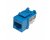 AVShop RJ45 CAT6A Keystone Jack 110 Punch Down - Blue