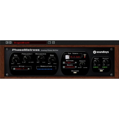 SoundToys PhaseMistress Analog Phase Shifter Plug-in (Download)