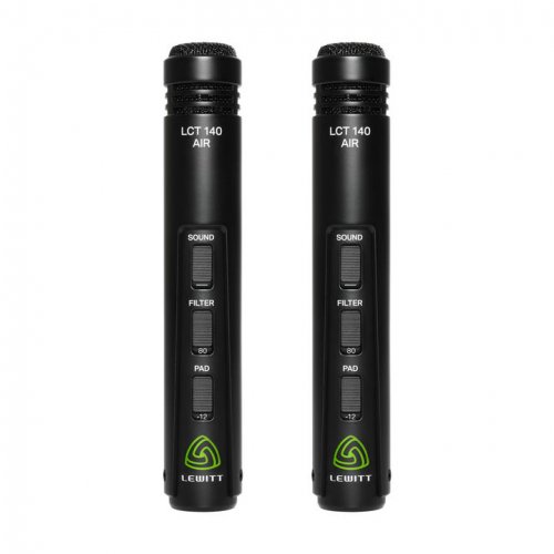 Lewitt LCT 140 AIR Instrument Condenser Microphone (Matched Pair)