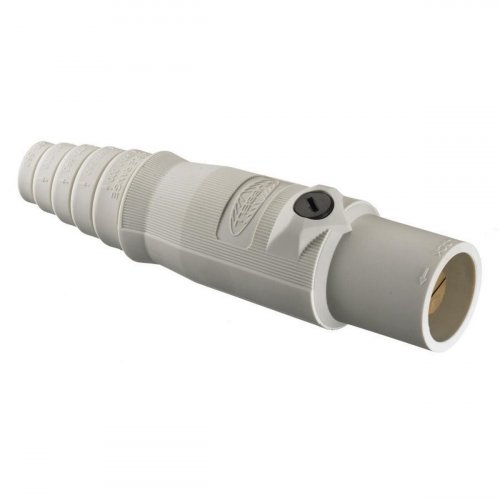 Hubbell HBL300M Single Pole Male Plug 300A/600V - White
