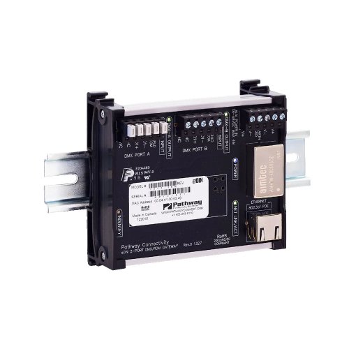 Pathway Connectivity Pathport Din-Mount DMX/RDM Ethernet Gateway - 2 Port