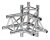 Global Truss F33 4-way 90-Degree Right Corner - Apex Up