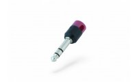 Cable Techniques Low-Profile Right Angle 1/4in TRS w/Large Cap - Purple