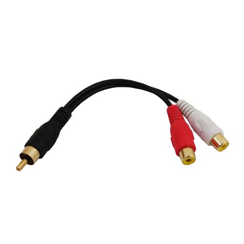 AVShop RCA Male to 2x RCA Female Splitter Cable