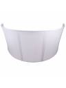 ProX LUNA DJ Facade 5 Panel Curved w/ Black & White Scrim Kit - White