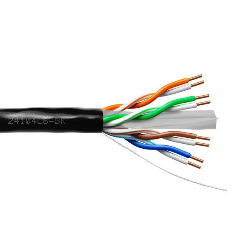 Provo Cat6 FT4 Cable - 300M Black