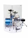 ClearSonic A2466x2 48in Wide x 66in High Drum Shield Add-On