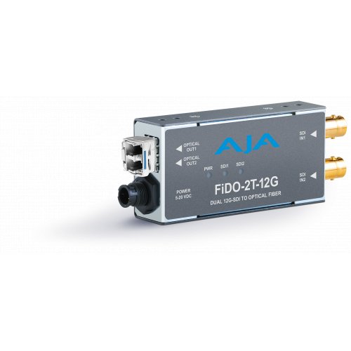 AJA FiDO-2T-12G 2-Channel 12G-SDI to LC Fiber Transmitter