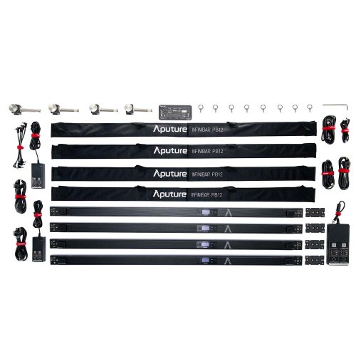 Aputure INFINIBAR PB12 4-Light Kit RGBWW LED Pixel Bar - 4 Foot