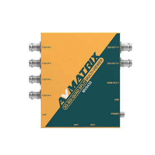 AVMatrix MV0430 Mini 4 Channel SDI Multiviewer