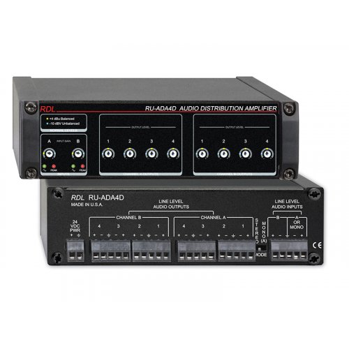 RDL RU-ADA4D Audio Distribution Amplifier