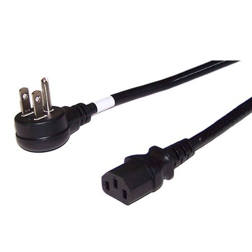 IEC Power Cable 18AWG Down-Angle - 3 Foot