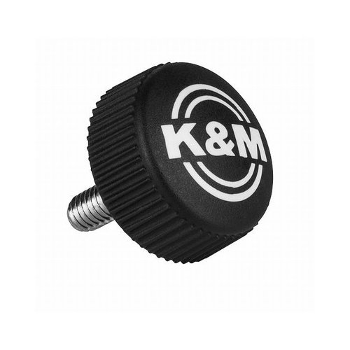 K&M 01-82-828-55 M6 Knob w/ Logo for Boom Arms