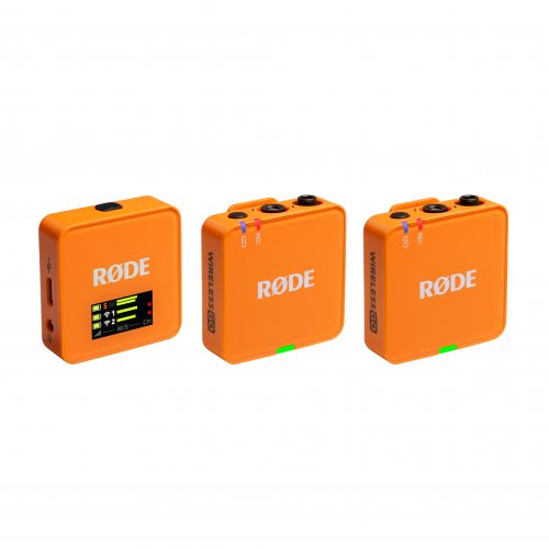 RODE Wireless Go III Dual Microphone System - Orange