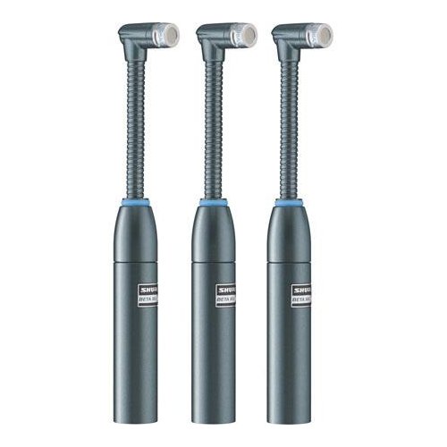Shure BETA 98AMP Mini Cardioid Drum Mic W/Pre-Amp (3-Pack)