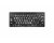 Logickeyboard Large Print White on Black Mini Bluetooth Keyboard - Mac