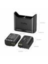 SmallRig Turbo Charging Kit for Panasonic DMW-BLK22 Camera Batteries