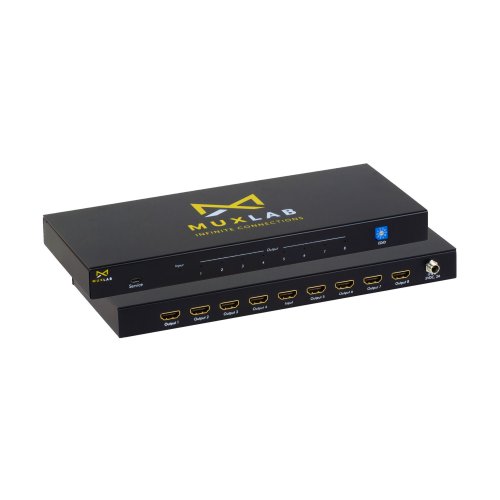 Muxlab 1x8 HDMI Splitter, 4K60
