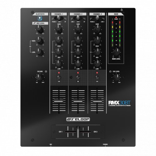 Reloop RMX-30 BT 3-Channel DJ Mixer w/ Bluetooth